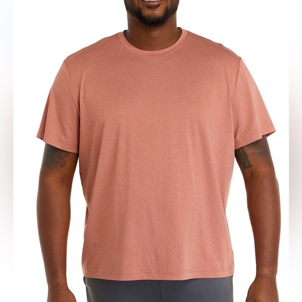 NWT Zelos Performance Crewneck Tee 3X Big & Tall Short Sleeve Ginger Roo